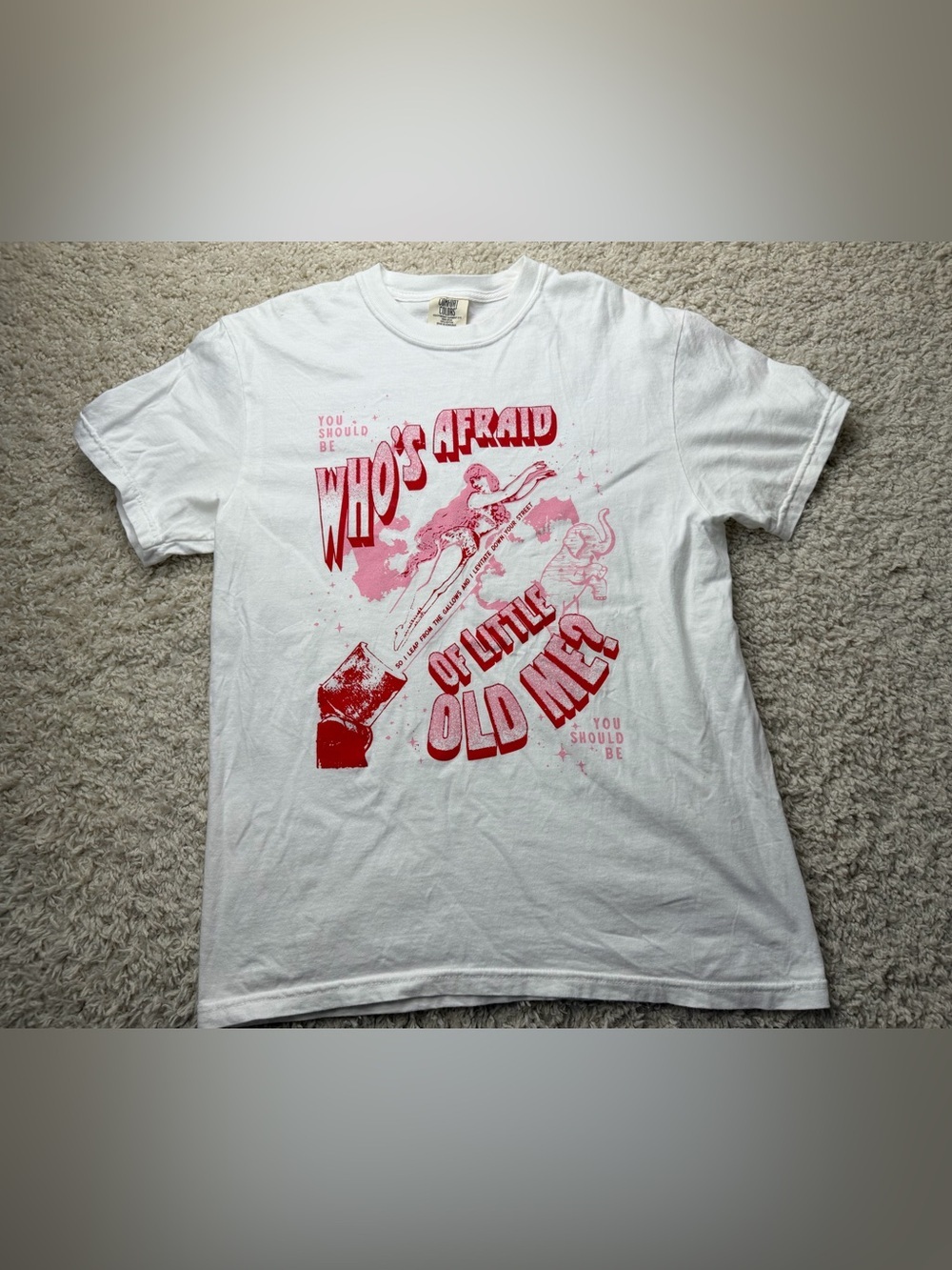 Medium Comfort Colors Taylor Swift Graphic Tee
